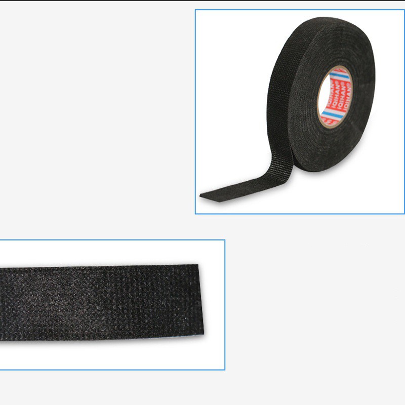 Băng dính vải 19mm ×15m, Chịu nhiệt, bọc dây điện ô tô xe máy
