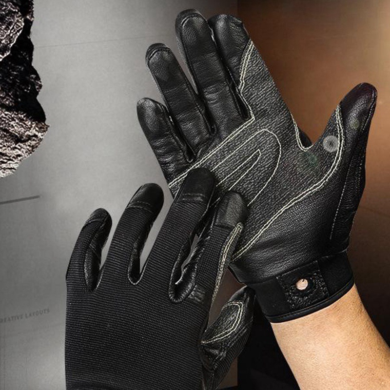 Xinda Găng Tay Da Cừu Chống Trượt Chuyên Dụng Cho Luyện Tập Thể Thao