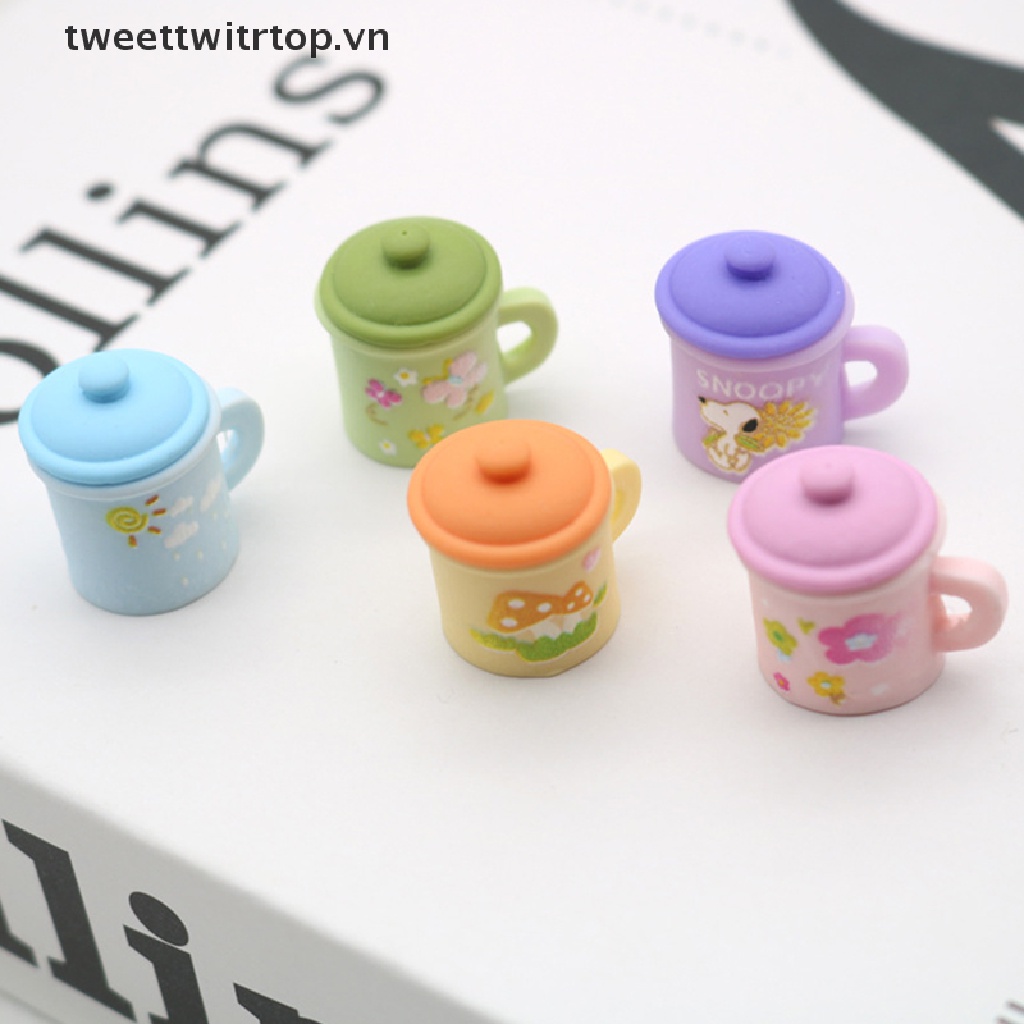 1 Ly Uống Trà mini Trang Trí Nhà Búp Bê