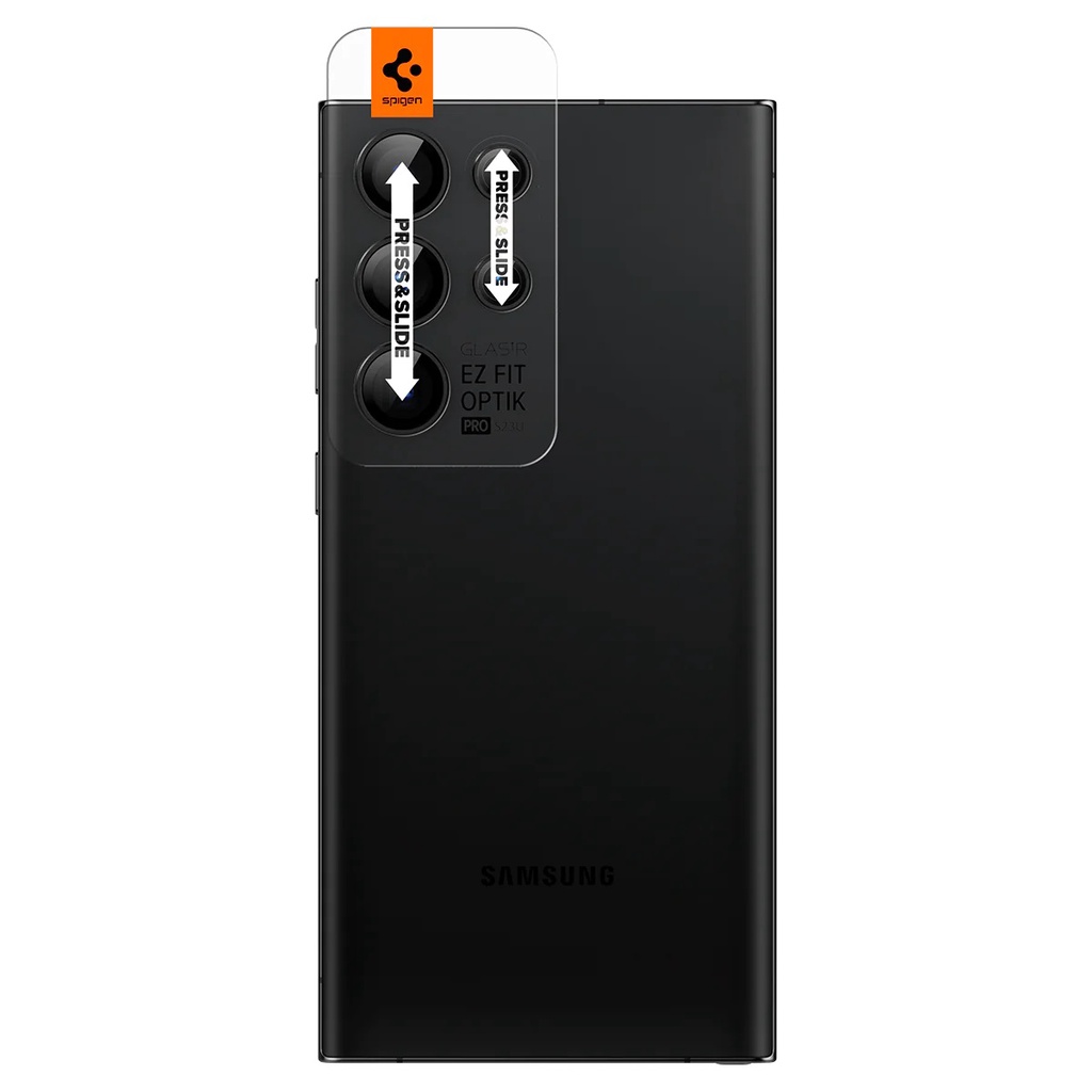 2 Miếng Dán Bảo Vệ Ống Kính Máy Ảnh Cho Điện Thoại SPIGEN Galaxy S23 / S23 + / S23 Ultra EZ