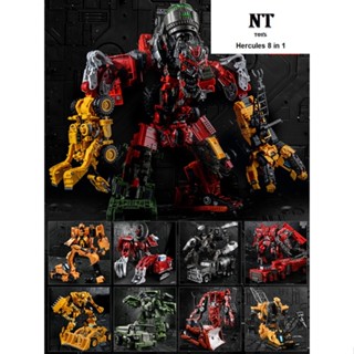 Đồ chơi Robot lắp ráp biến hình Hercules (full Seri sản phẩm) in Transformer 5 - Tặng 1 điện thoại đồ chơi mini