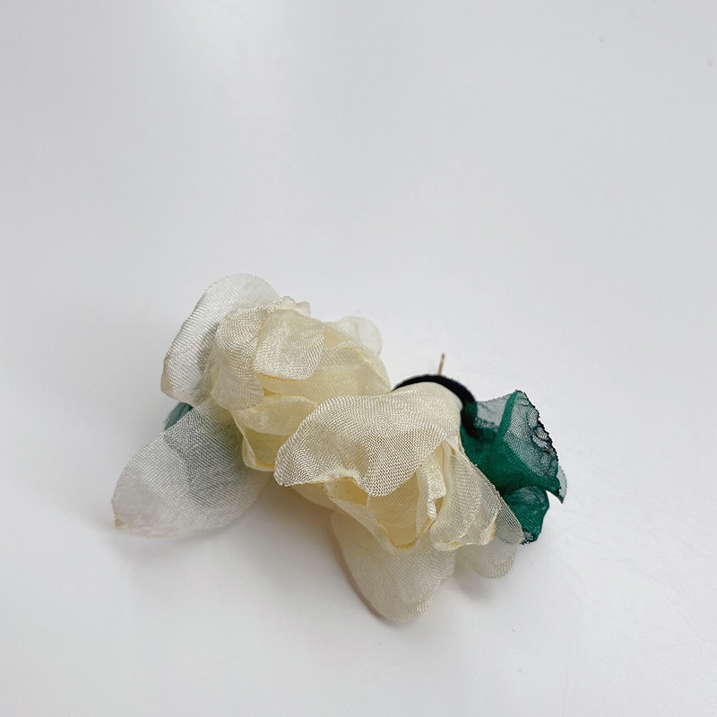 Bông Tai Hoa Vải Phong Cách Pháp Lãng Mạn