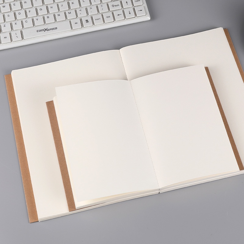 NB27 Sổ tay ghi chú giấy bìa trơn phong cách vintage