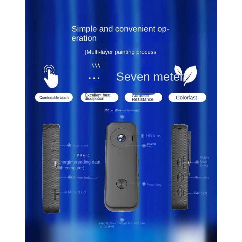 Camera Hành Trình 2000Mah Xoay 360 Độ HD 1080P Gắn Mũ Bảo Hiểm Xe Mô Tô