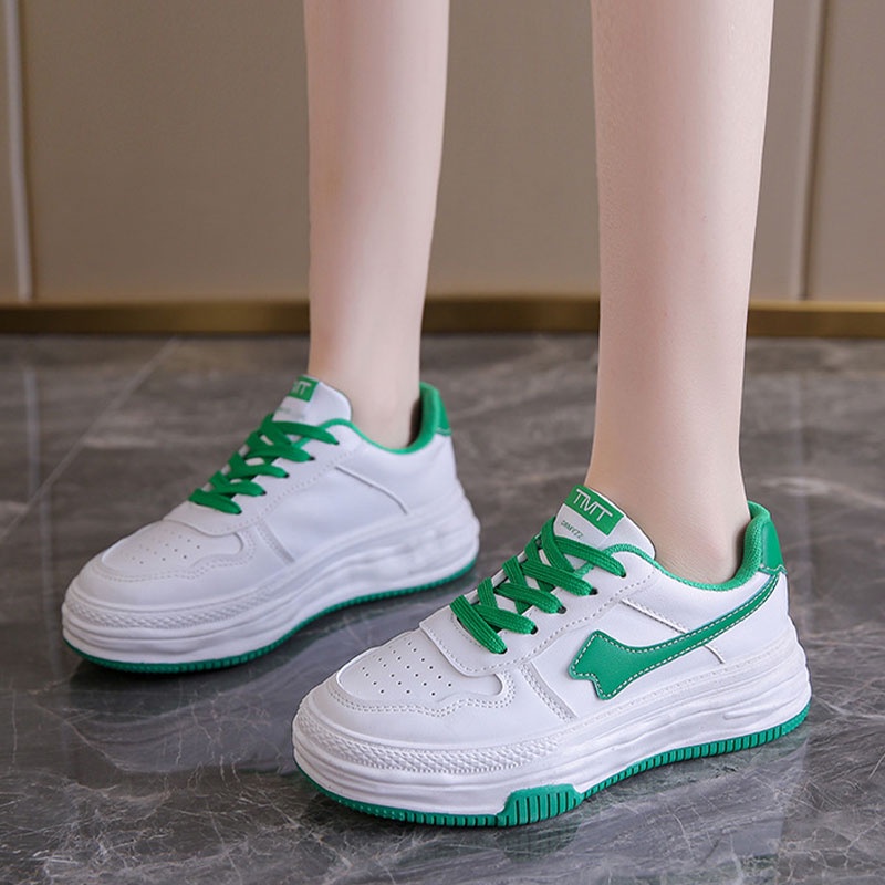 Giày Thể Thao Đế Dày Phối Màu Thời Trang Hàn Quốc Cho Nữ