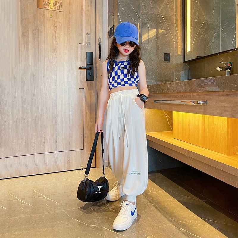 Quần ống rộng Phong Cách Hàn Quốc Dành Cho Bé Gái
