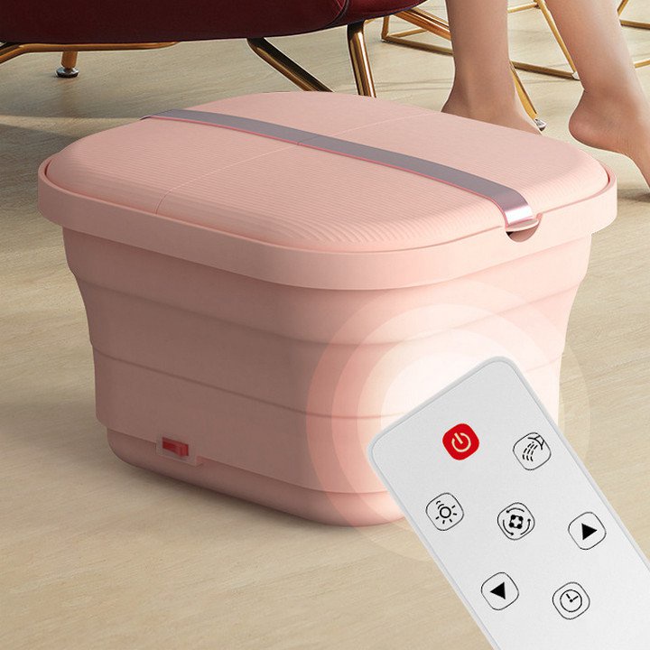 Máy Ngâm và massage chân Folding Foot Bath Điều Khiển Từ Xa - Home and Garden