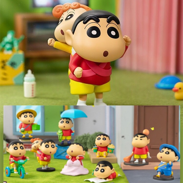 ★Đồ Chơi Hgtoys Hgtoys★ Set 52 Mô Hình Búp Bê Shin-chan 3 Mystery Dùng Trang Trí