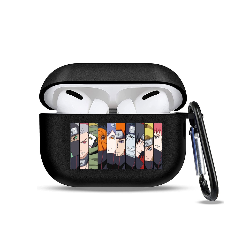 Phù Hợp Vỏ Bảo Vệ Hộp Sạc Tai nghe không dây apple airpods pro 3 2 1 3 pro Hình anime naruto