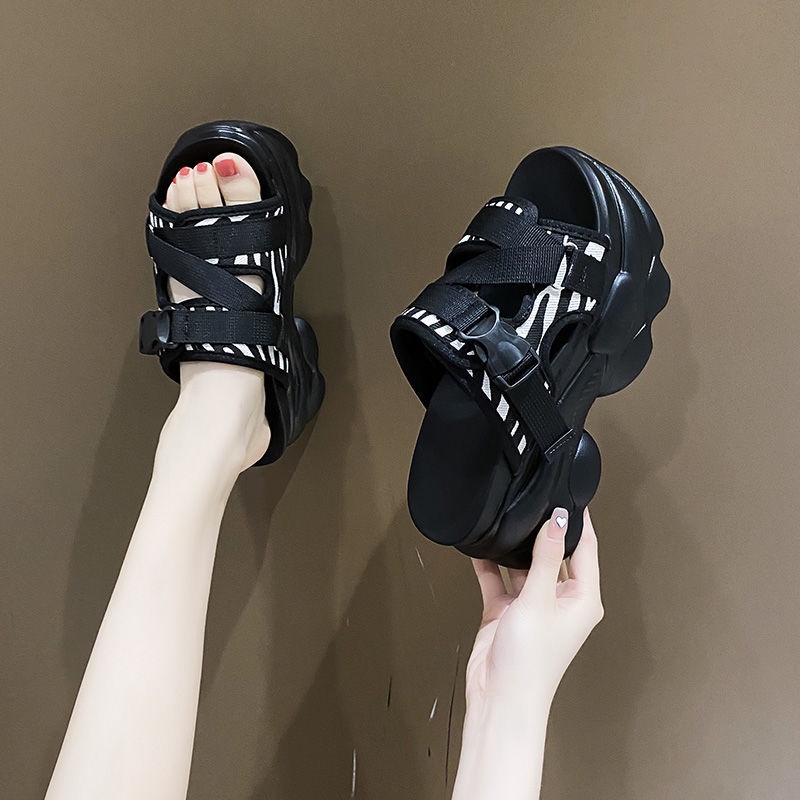 Dép Sandal Đế Xuồng Dày 7cm Thời Trang Mùa Hè 2023 Cho Nữ