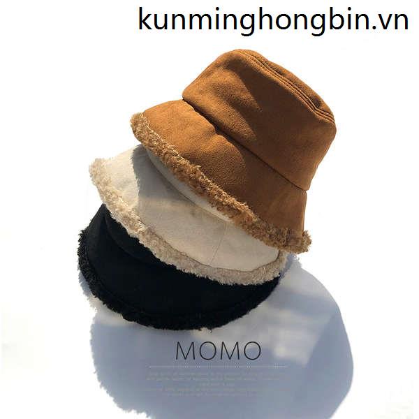 Nón Tai Bèo Phủ Lông Cừu Giữ Ấm Thời Trang Mùa Đông Nhật Bản Dành Cho Nữ