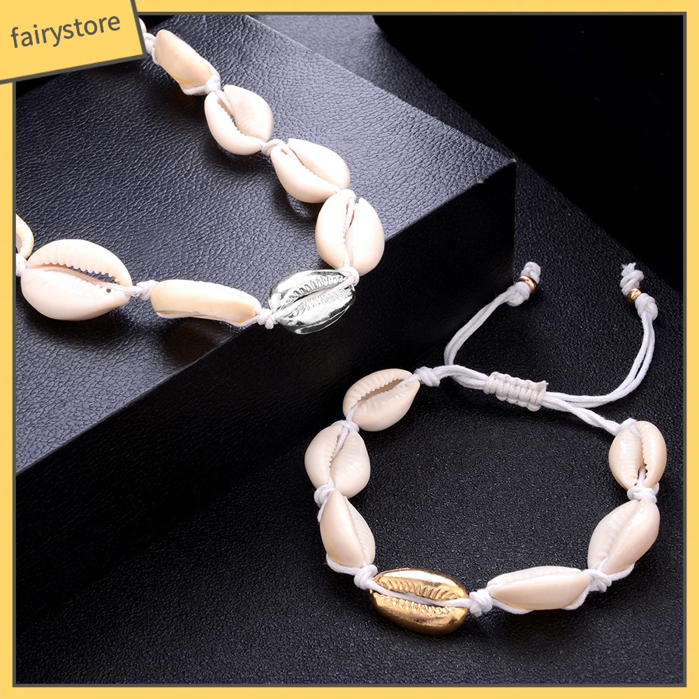 Vòng Đeo Chân Họa Tiết Vỏ Sò Phong Cách Boho Thời Trang Dành Cho Nữ [Fairy1] [Fairy1]