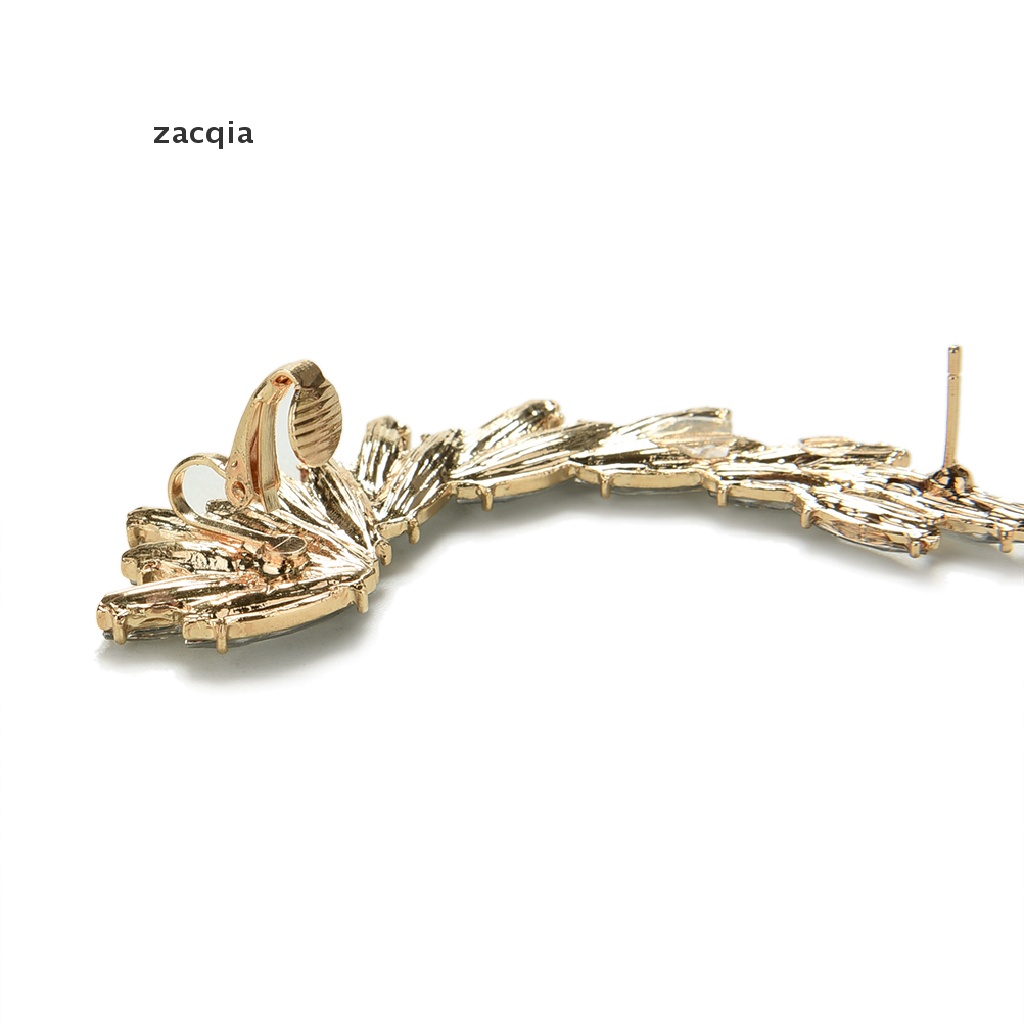 1x Khuyên Kẹp Vành Tai Đính Đá Thời Trang Cho Nữ