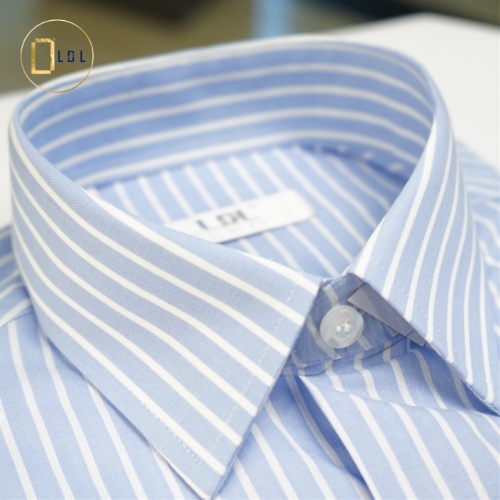 Áo Sơ Mi Sọc Có Túi Cotton Mêm Mịn, Thoáng Mát, Thấm Hút Mồ Hôi, Hạn Chế Nhăn Nhàu.