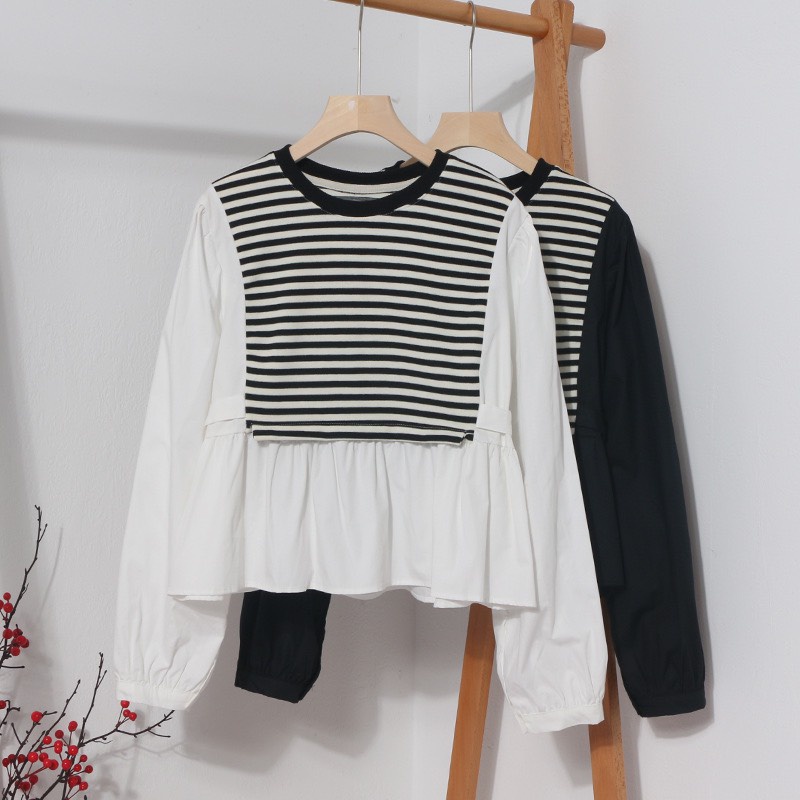 Áo Babydoll Tiểu Thư, Áo Buộc Nơ Eo Hàng Quảng Châu Cao Cấp