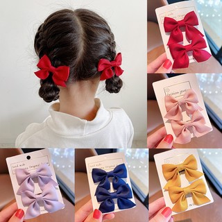 1 cặp kẹp tóc nơ cho bé gái
