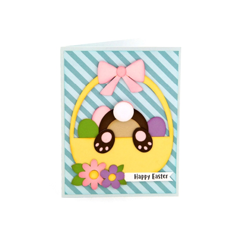 Khuôn Cắt Giấy Kim Loại Hình Thỏ Đáng Yêu