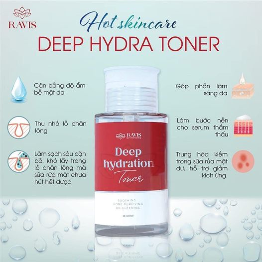 Nước Hoa Hồng TONER  Ravis