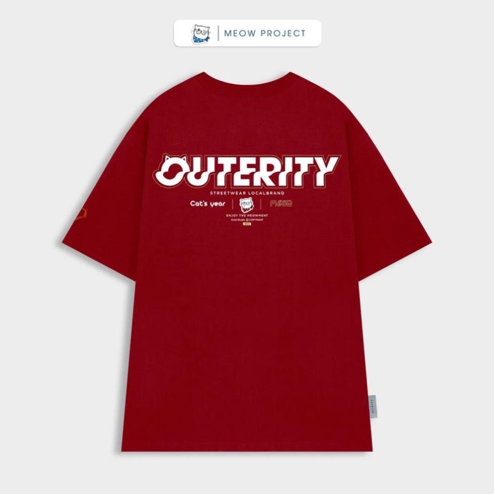 Áo Thun Outerity Meowment | Meow x Tết Ấm Project - ATO1003 Abi unisex 2023 | BigBuy360 - bigbuy360.vn