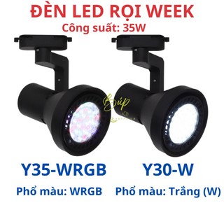 Đèn led rọi bán cạn week rgb 35w thanh ray - chuyên dùng trồng cây bán cạn thủy sinh, trang trí tiểu cảnh, sân vườn