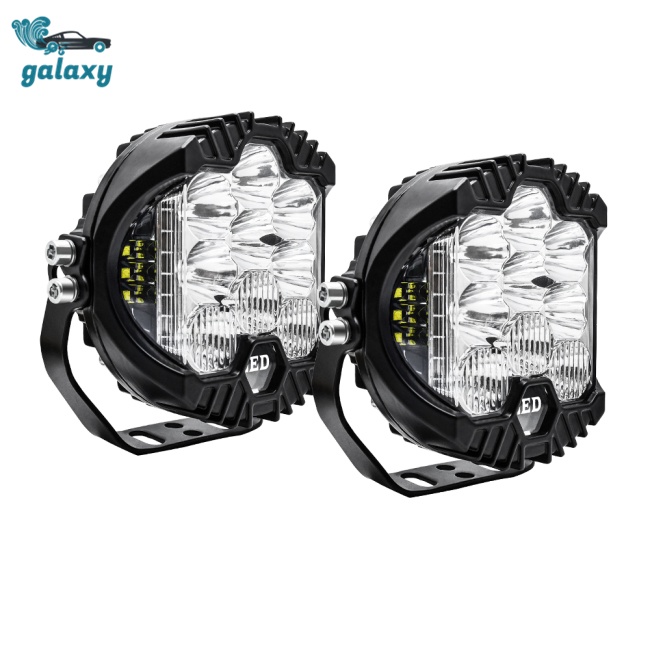 Galaxy Đèn Pha Led 5 Inch 6000k 15000lm Bằng Hợp Kim Nhôm Cao Cấp Cho Xe Mô Tô