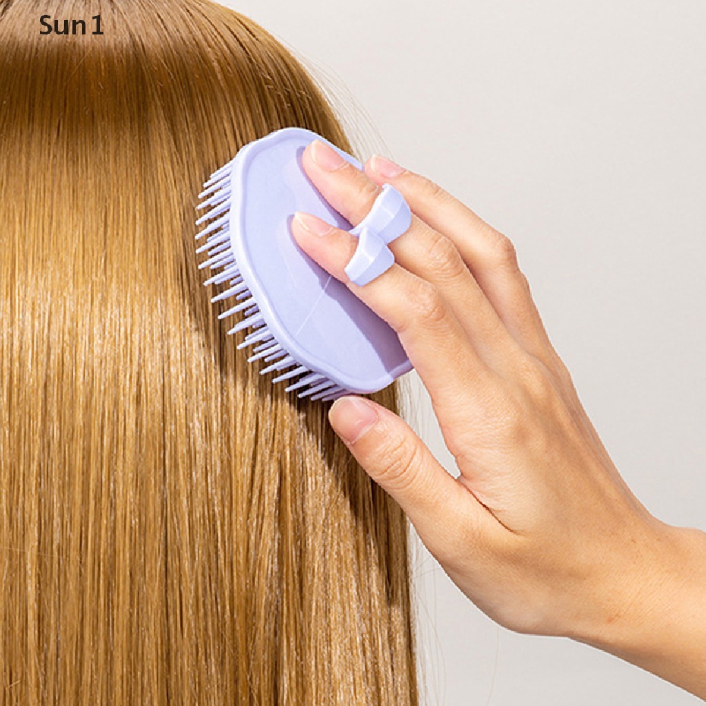 1 Bàn Chải Massage Da Đầu Cầm Tay Tiện Lợi