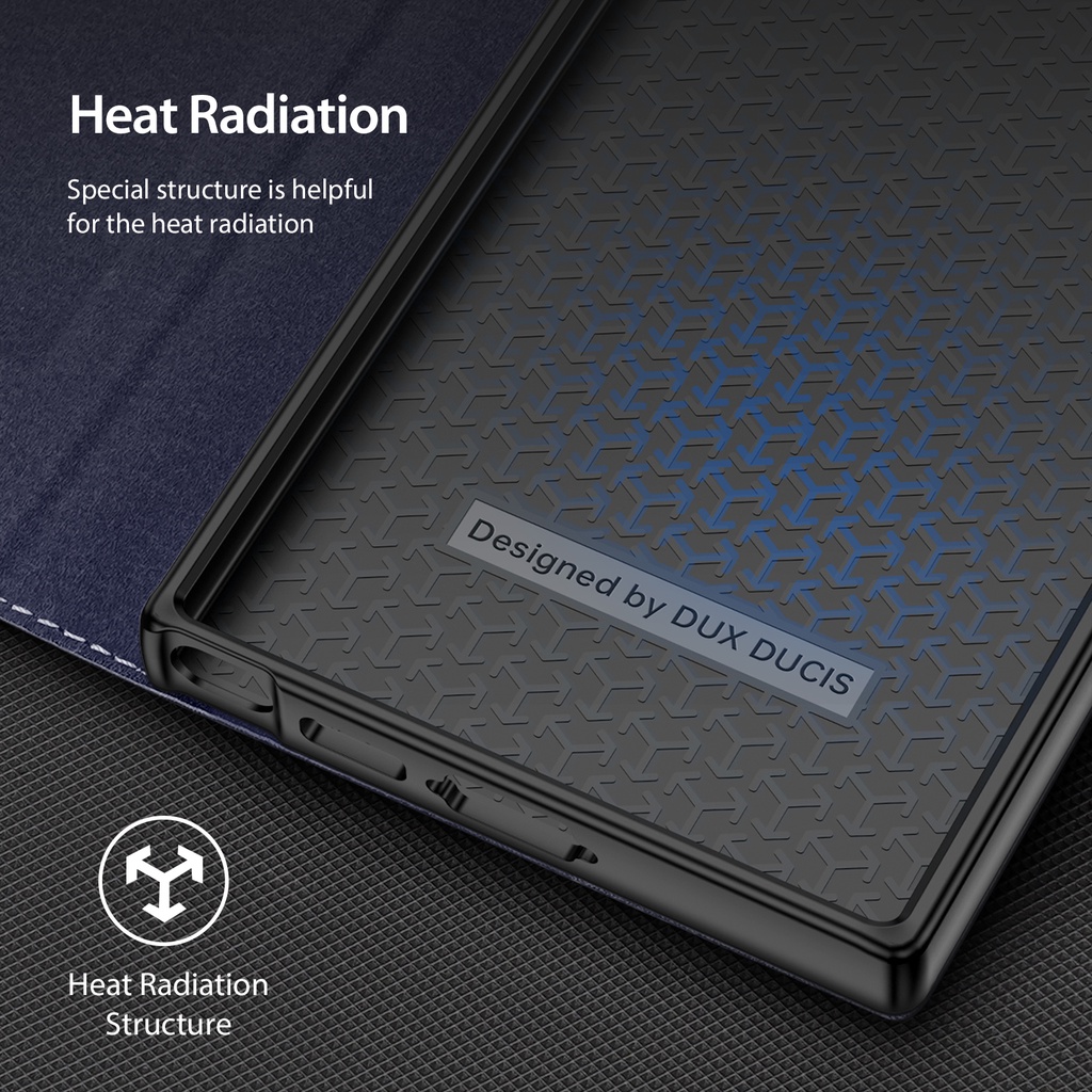 DUX DUCIS Samsung Galaxy A34 5G A54 A14 LTE S23/S23 +/S23 Ultra Bao Da Điện Thoại Ốp Dạng Ví Sang Trọng