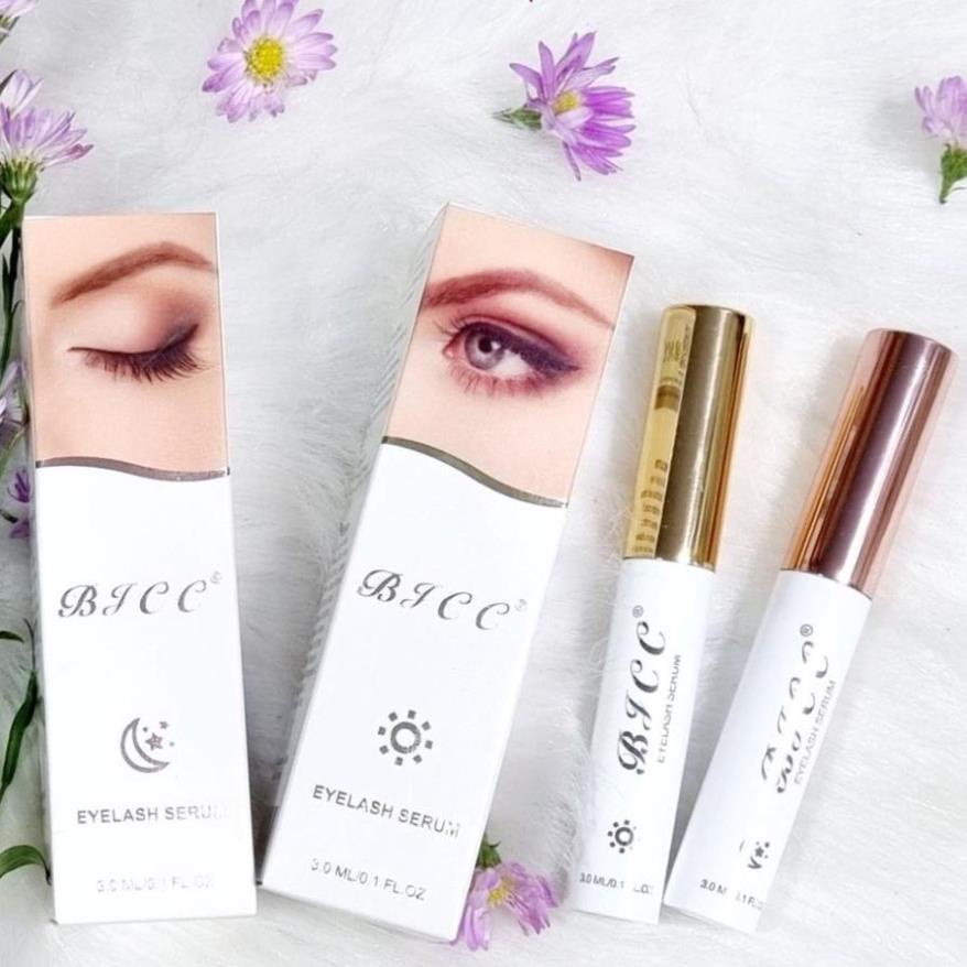 Dưỡng Mi Dài BJCC Combo Ngày & Đêm Serum Dưỡng Dài Mi Eyelash Kích Thích Mi Con Mọc Dày Khỏe Đen Cong Tự Nhiên