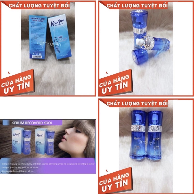 Serum dưỡng tóc KoolPro 50ml 🍔 FREESHIP🍔cung cấp độ ẩm, phục hồi khô xơ, chẻ ngọn giữ màu tóc giúp tóc bóng mượt,óng ả