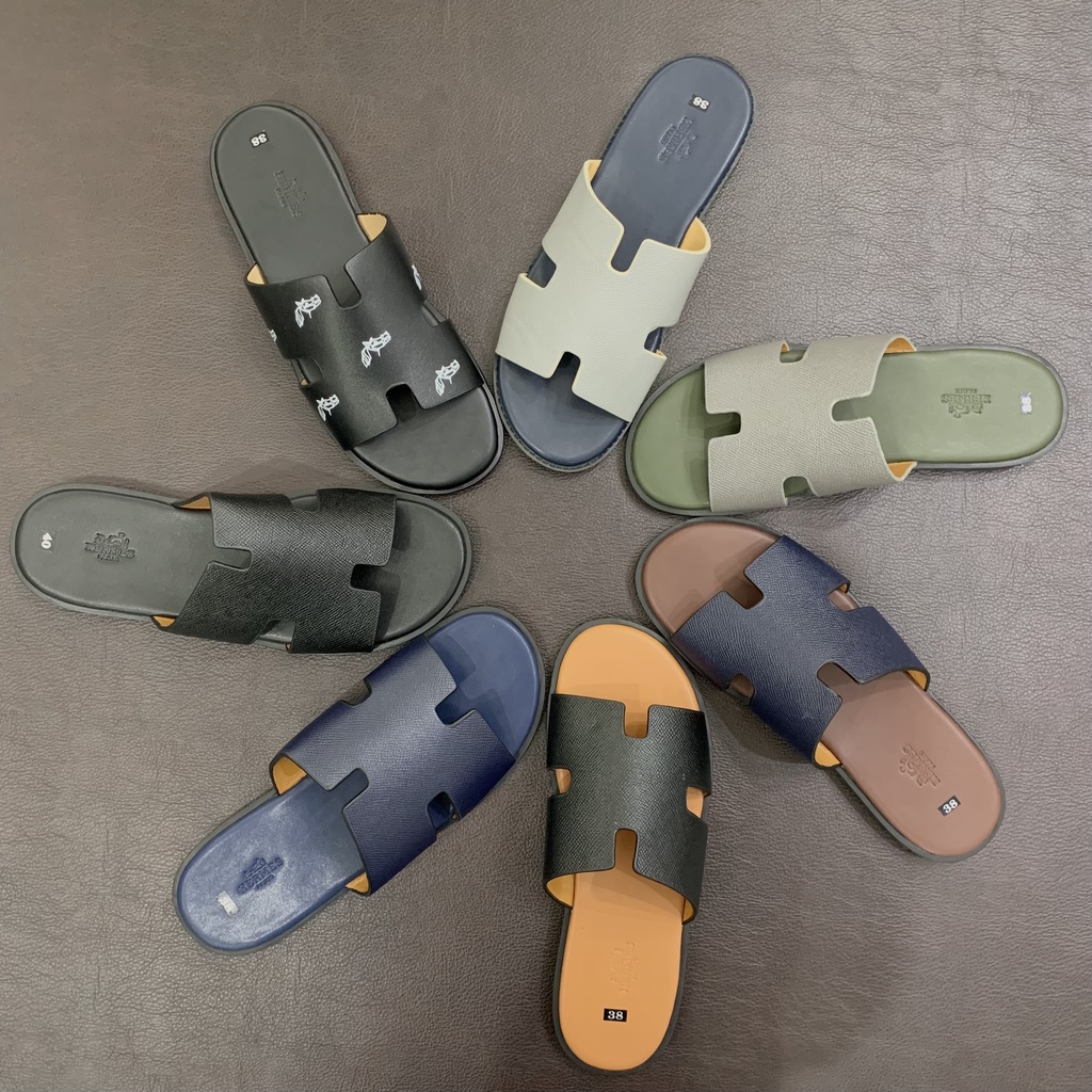 Dép Lê Nam HM Hot Trend 2023 - Đế Gỗ Cao Cấp - Dép HM Nam Quai Ngang - Đa Dạng Màu Cho AE Lựa Chọn - Đủ Size 38-42.