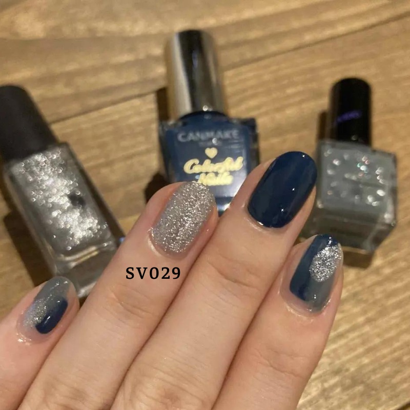 Sơn Nhũ Bạc Lấp Lánh Nail Holic Kose SV029 Nhật Bản