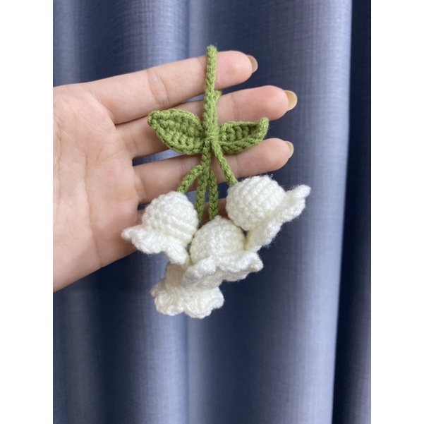 Móc khoá hoa chuông handmade