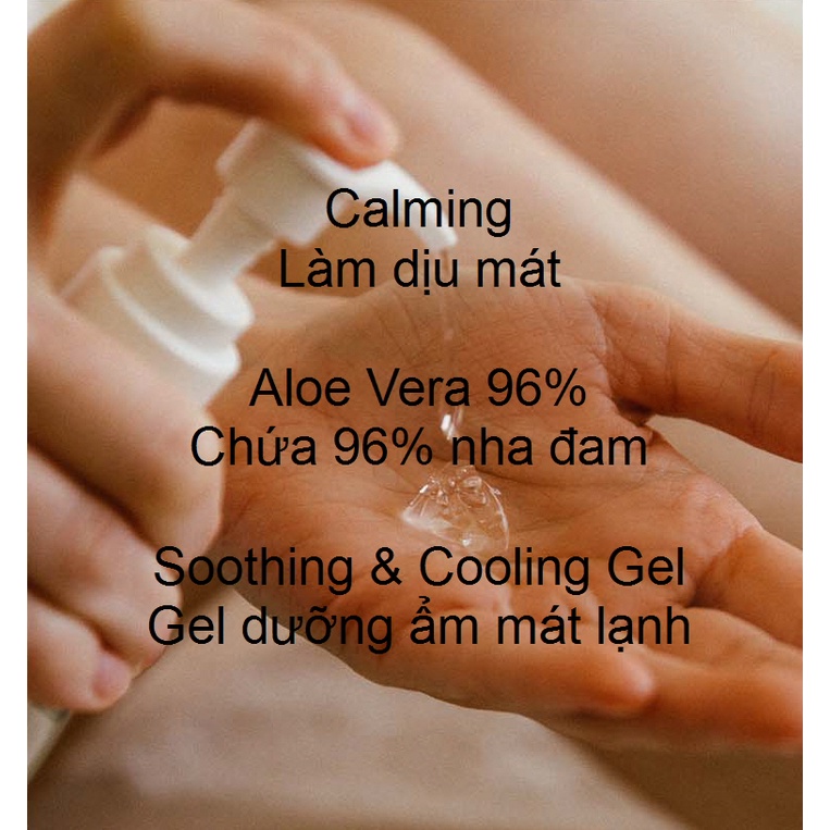 Gel nha đam làm dịu dưỡng da mặt và toàn thân AROMATICA Vegan Aloe Vera Gel