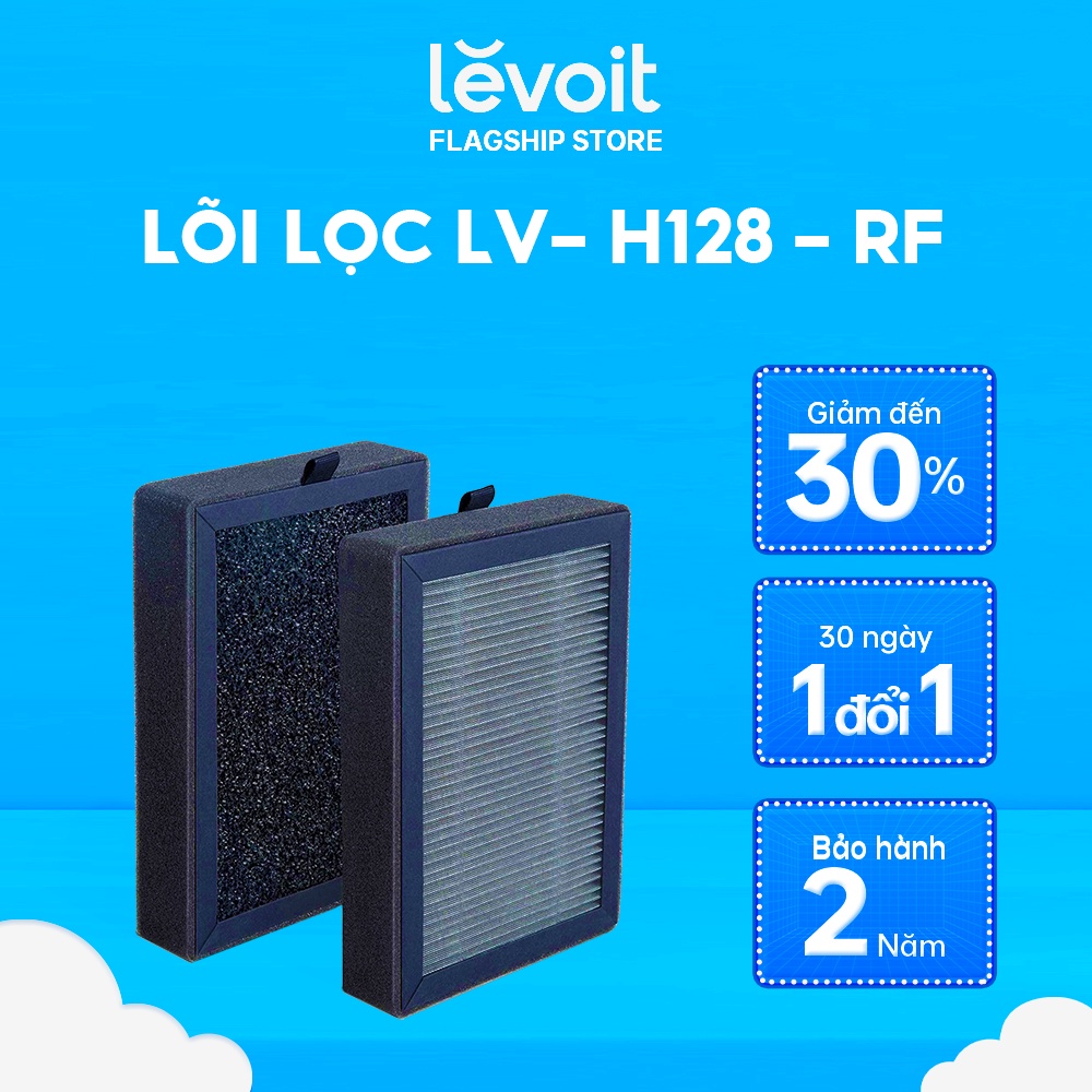 Lõi Lọc Diệt Khuẩn Cho Levoit H128-RF Gồm 2 Bộ Lọc Bộ Lọc Sơ Và Bộ Lọc HEPA