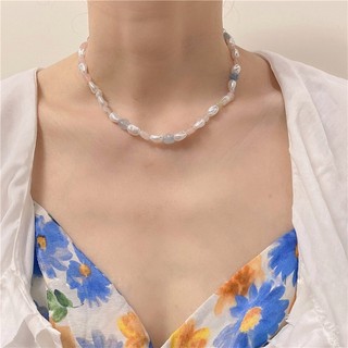 [littlebrown] Vòng cổ phối đá pastel