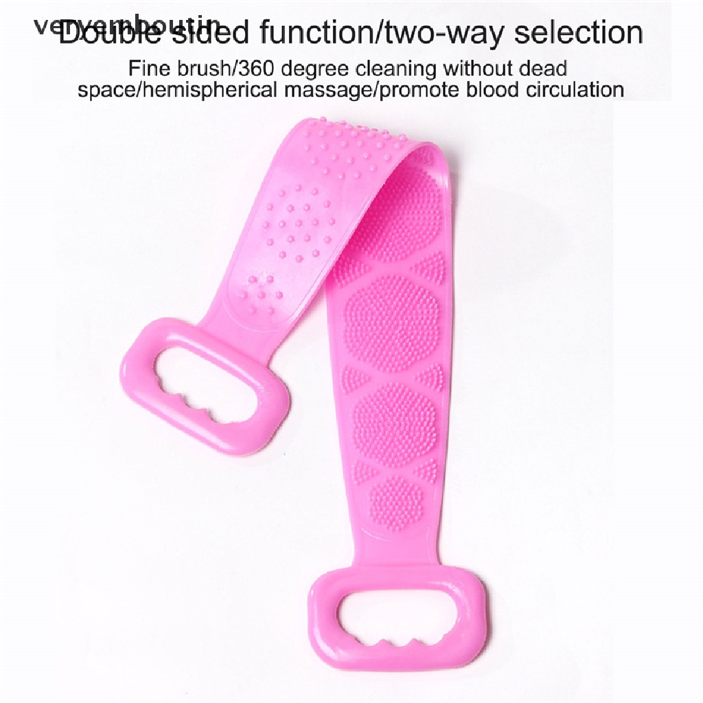 Dây Đai Silicon Mềm Dùng Cọ Rửa Cơ Thể Khi Tắm