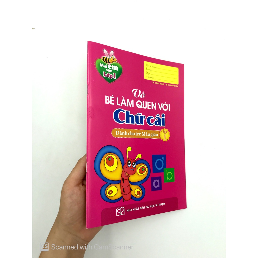 Sách_Mai Em Vào Lớp 1 - Vở Bé Làm Quen Với Chữ Cái