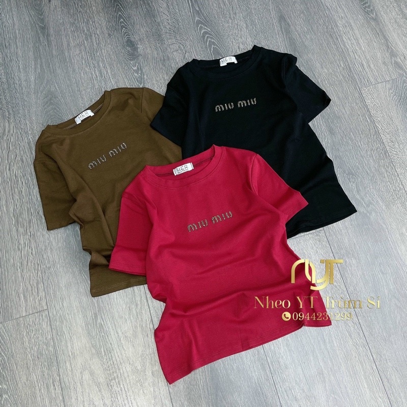 🔥🔥FREESHIP🔥ÁO PHÔNG M.iu M.iu SIÊU ĐẸP .KÈM ẢNH THẬT CHỤP SÀN