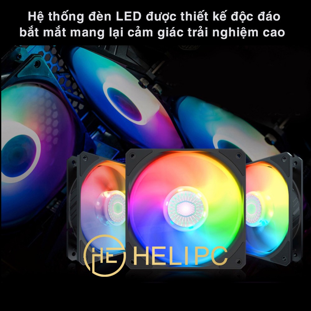Quạt tản nhiệt case máy tính Cooler Master SickleFlow 120 ARGB - Fan Case 12cm SF120 ARGB bản tách hộp
