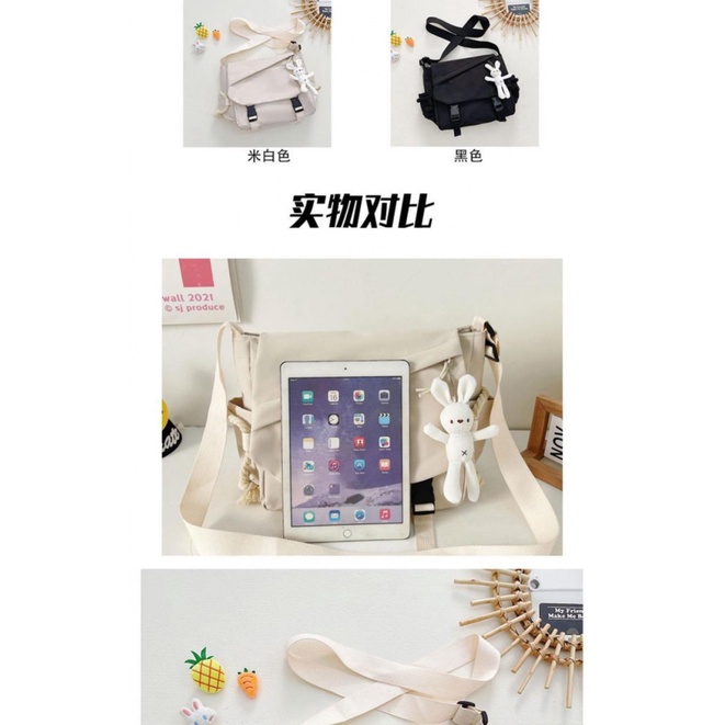 ★Genshin Impact★Anime nghiêng túi sinh viên chức năng thể thao túi xách công suất lớn cho nam giới