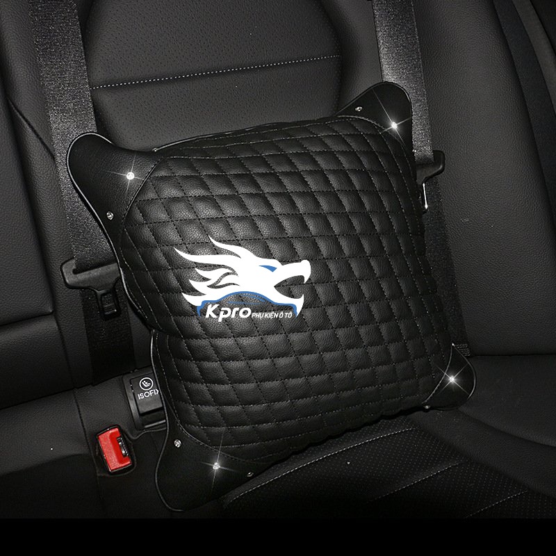 Gối Tựa Lưng Ô Tô To Đính Đá - Hàng Kpro chất lượng cao