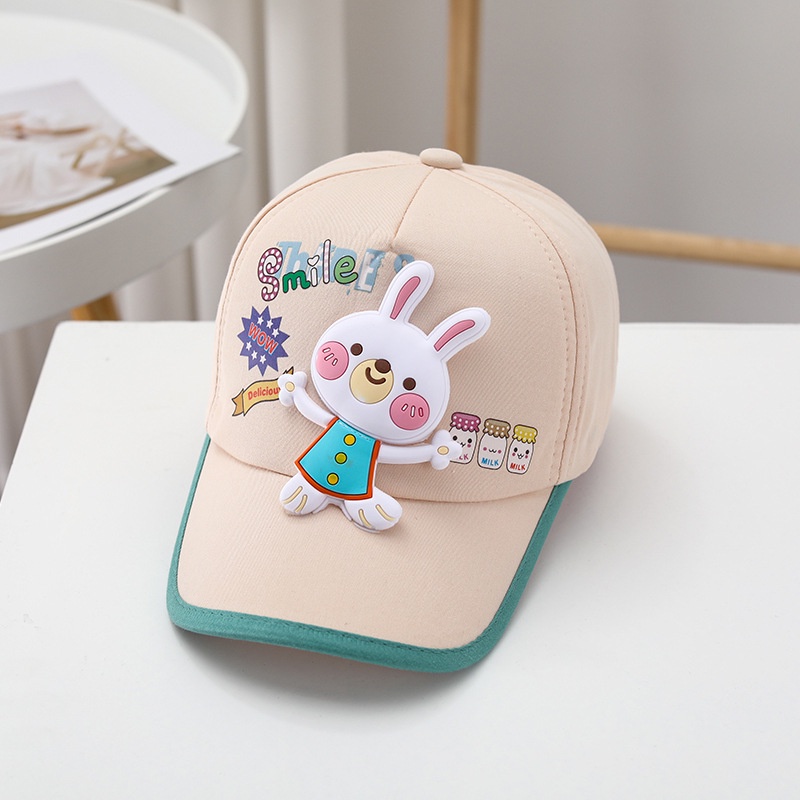 Mũ Lưỡi Trai Chống Nắng Họa Tiết Thỏ / Vịt Siêu Dễ Thương Thời Trang 2023 Cho Bé