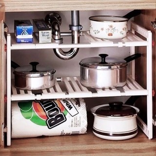 Kệ gầm bếp 2 tầng đa năng siêu tiện lợi