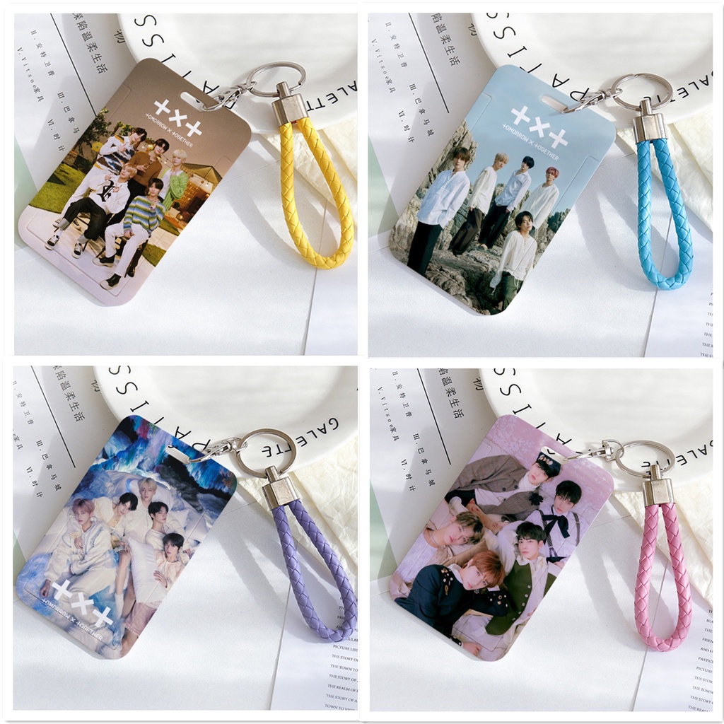 Tx-t Hộp Đựng Thẻ id In Hình Nhóm Nhạc kpop Độc Đáo Cá Tính jy