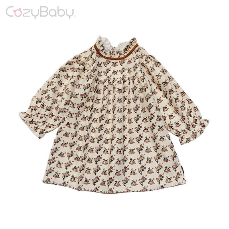 Đầm Công Chúa Tay Dài Phong Cách Hàn Quốc Thời Trang Mùa Xuân Mới 2023 Dành Cho Bé Gái