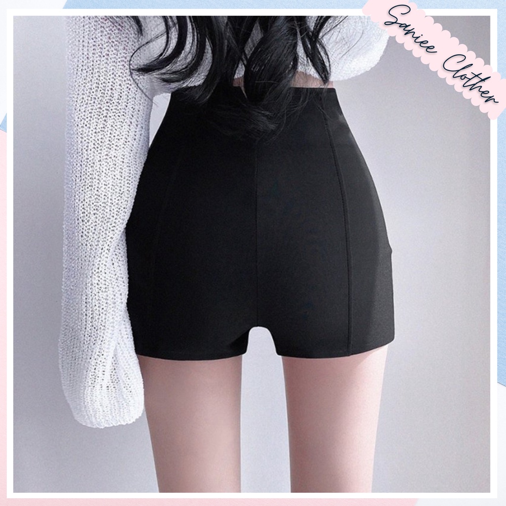 Quần short đùi nữ dance cạp cao lưng cao chất umi co dãn 4 chiều tôn dáng cho nữ SanieeClothes