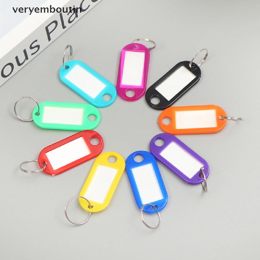 Set 50 Móc Khóa Đánh Dấu Ghi Tên Thông Minh Tiện Dụng