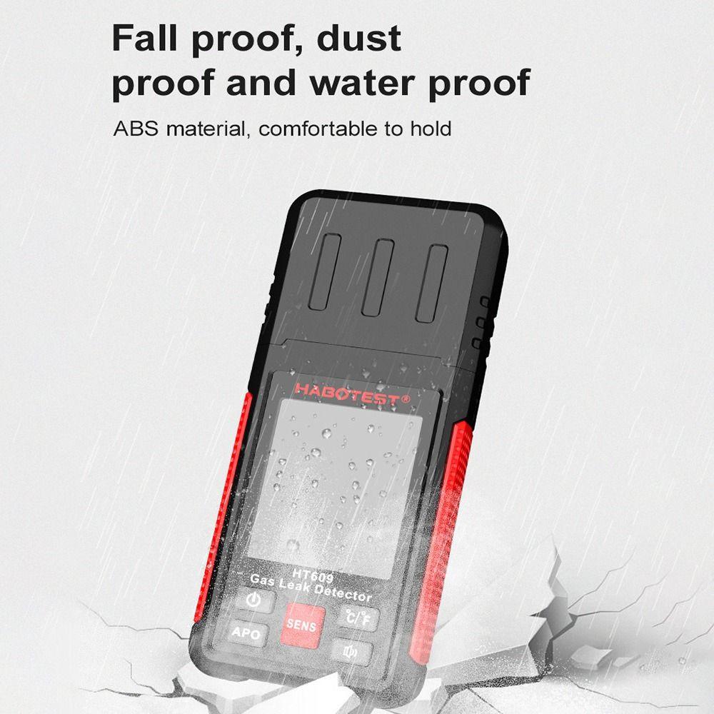 CONOPERY Máy Dò Rò Rỉ Khí Gas HABOTEST HT609 Màn Hình LCD Với Chuông Báo Audible Và Visual