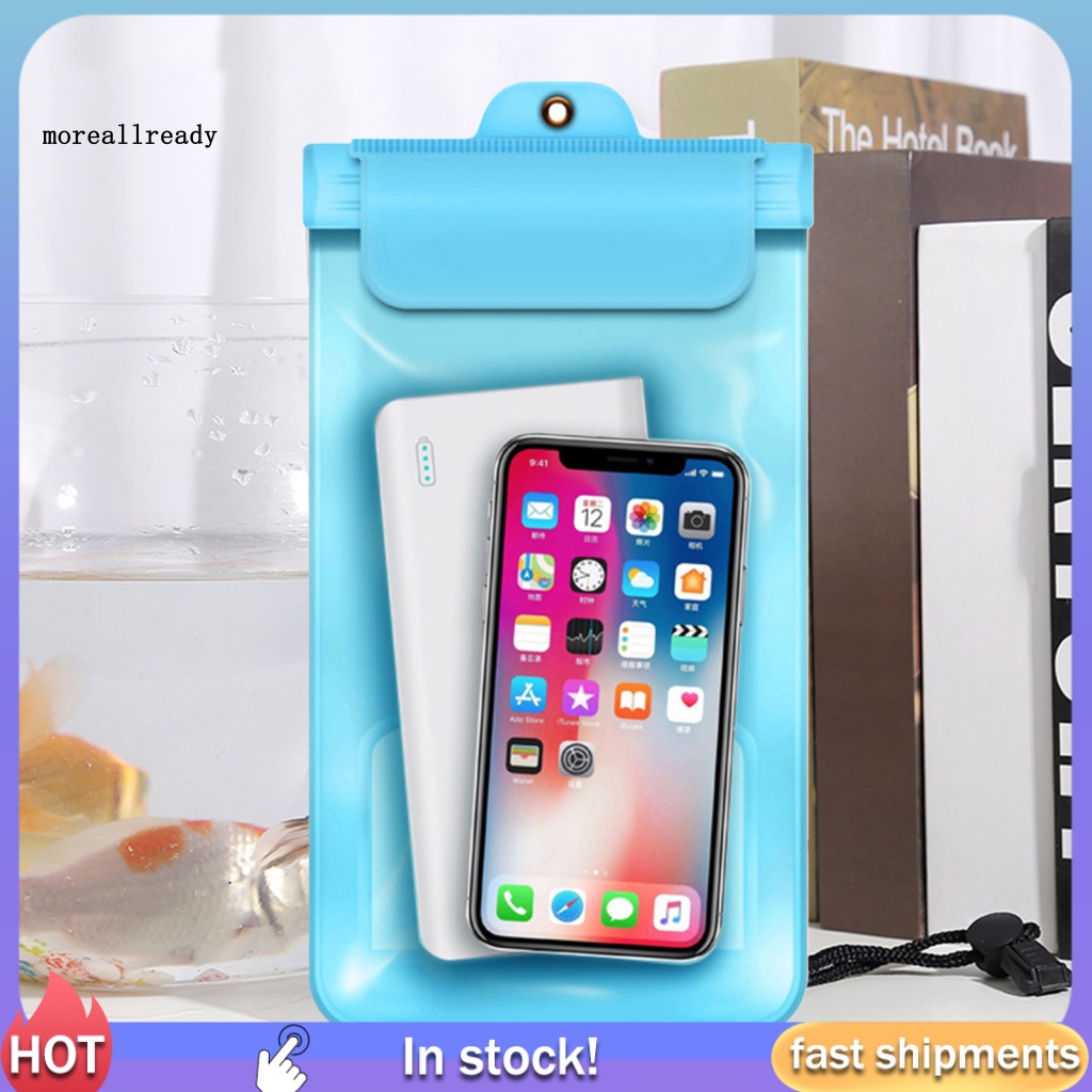 1 Bộ Túi Đựng Điện Thoại Chống Nước Thoải Mái Dùng Khi Đi Bơi