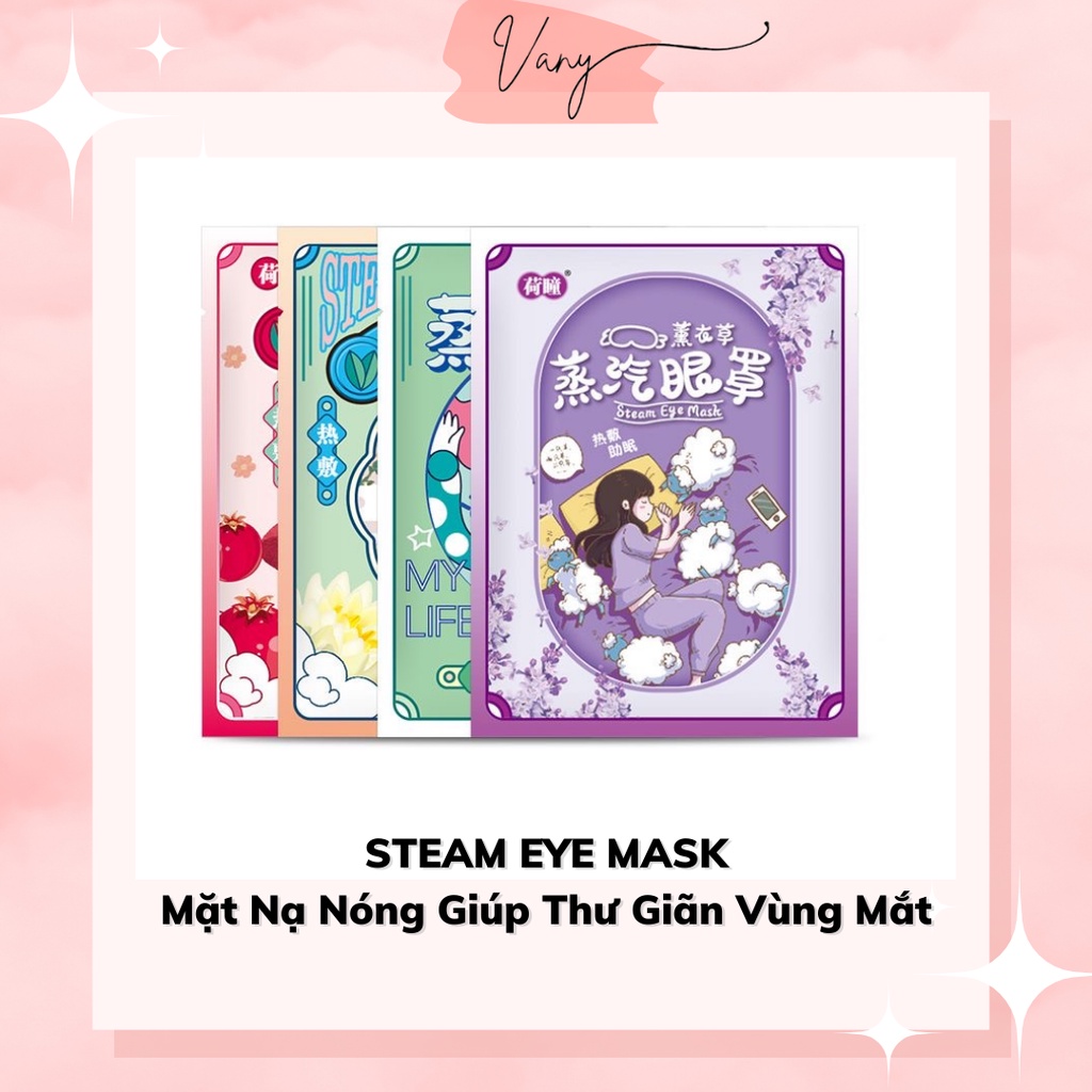 Mặt Nạ Mắt Nóng Xông Hơi Mặt Nạ Thư Giãn Cho Mắt Giảm Mệt Mỏi